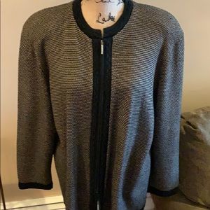 Dylani Women’s Long Zippered Cardigan XL